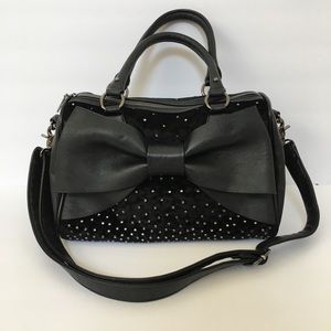 Betsey Johnson Rhinestone Bow Bag